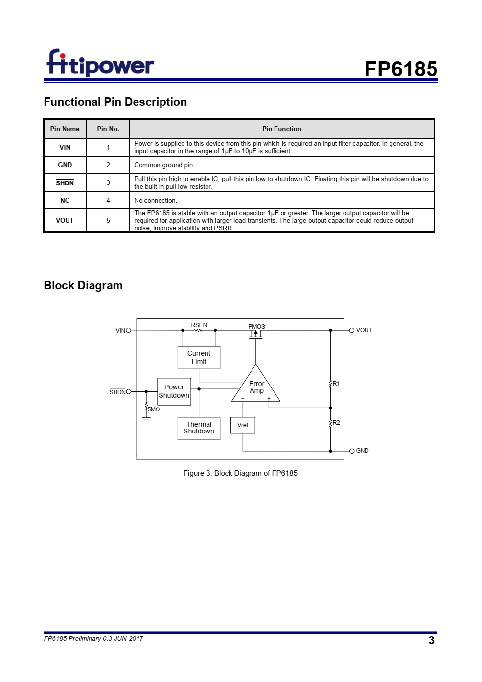 FP6185代理，輸出由3.3V,3V,2.9V.2.8V2.7V等