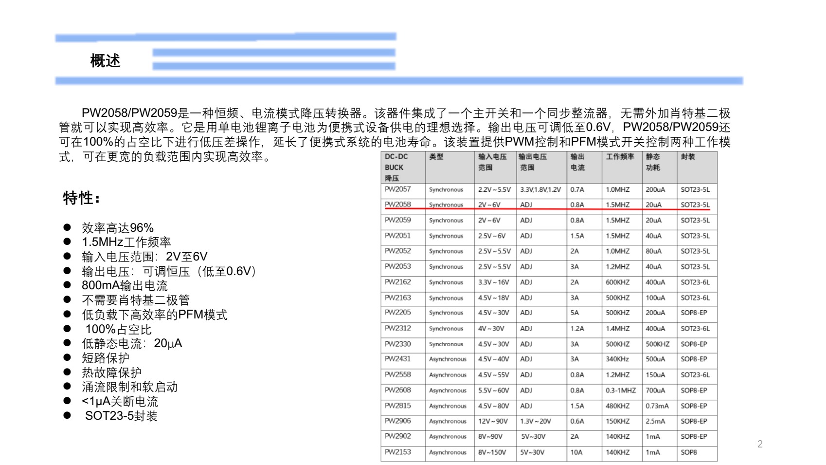 5V降壓3.3V電路設(shè)計(jì)PW2058