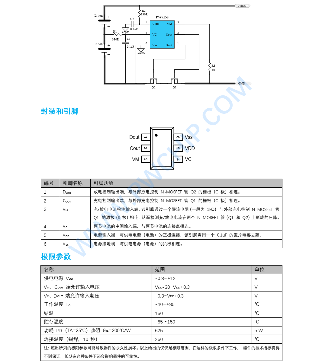 代理PW7152是一款超小型化的 SOT23-6 封裝的芯片，極少的外圍元器件，原裝現(xiàn)貨，技術支援