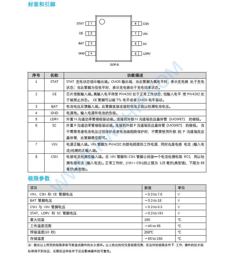 代理PW4202無錫平芯微芯片，可高達(dá) 3A 的輸出電流，適用于兩節(jié)鋰電池充電控制，按摩機(jī)，筋膜槍，藍(lán)牙音箱等