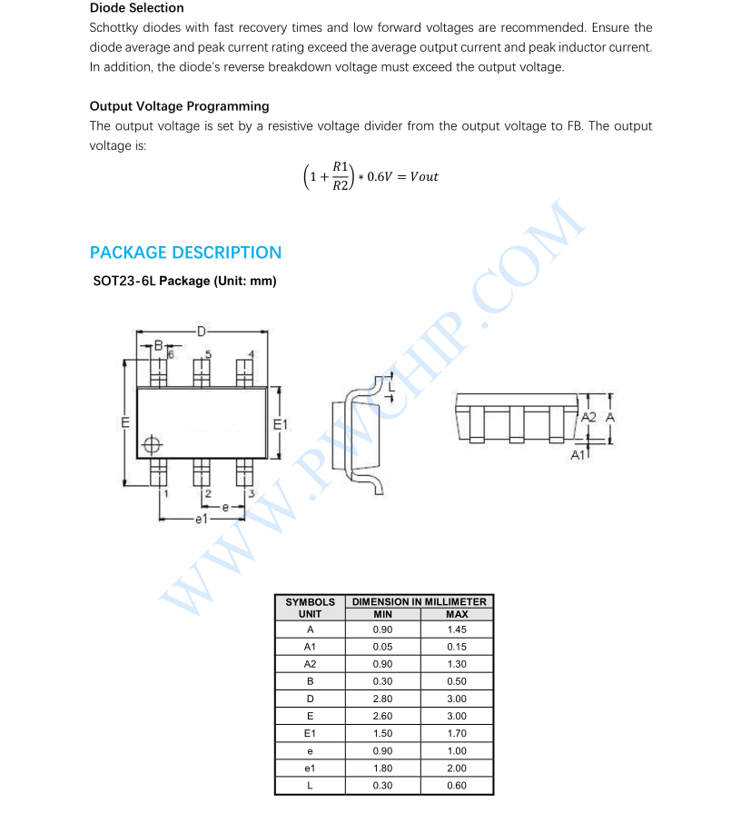 PW5300，升壓電流型PWM變換器 