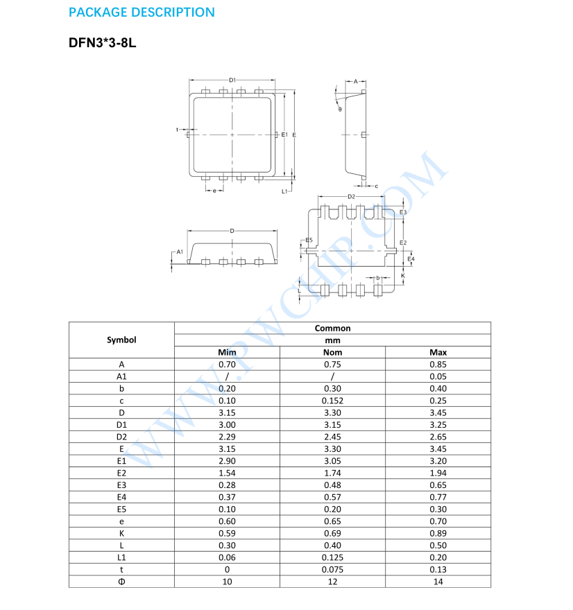 PW3467，N溝道增強(qiáng)型MOSFET