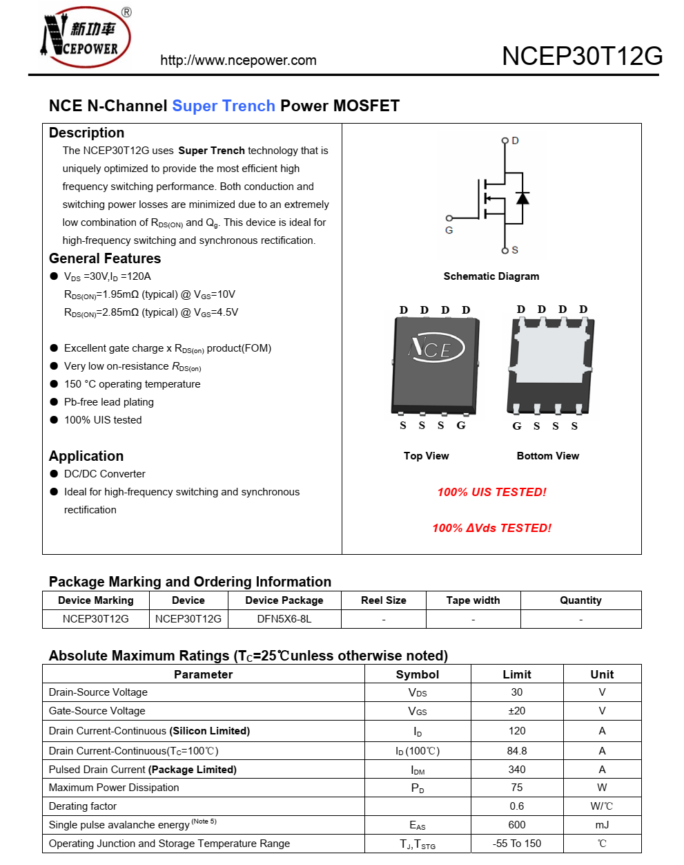 NCEP30T12G