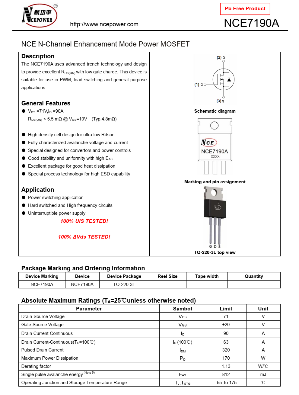 NCE7190A