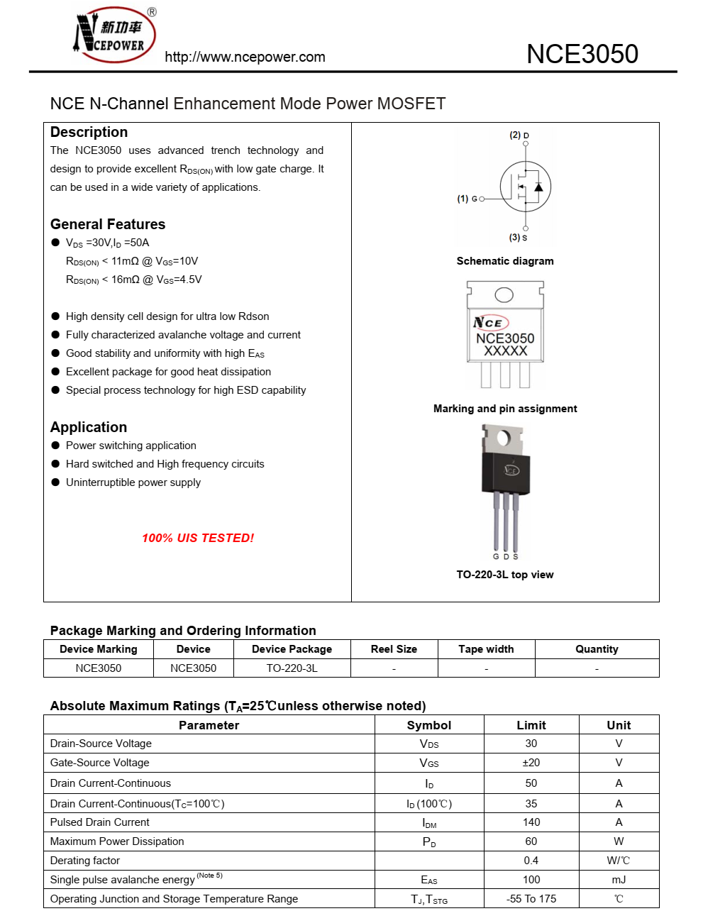 NCE3050