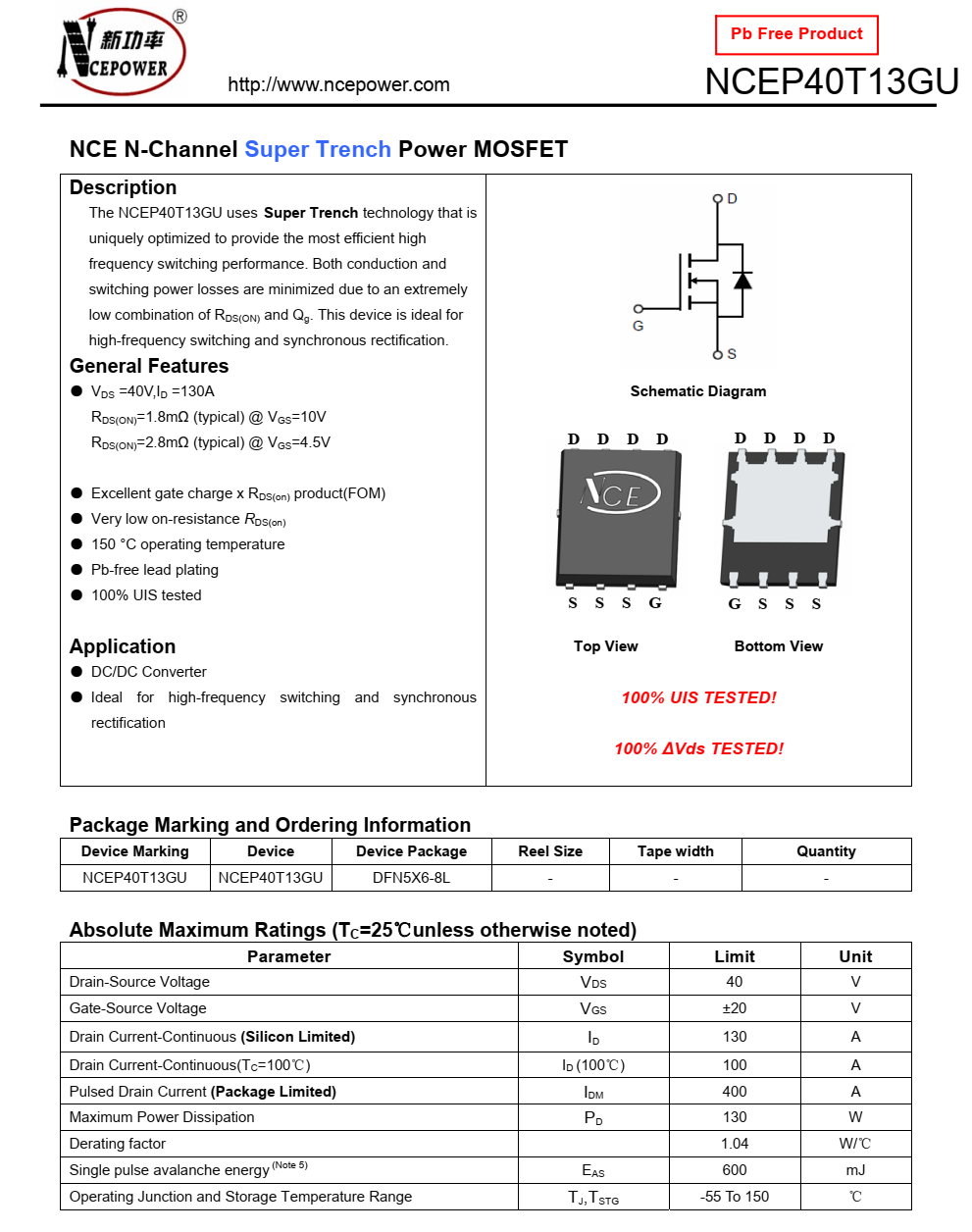 NCEP40T13GU