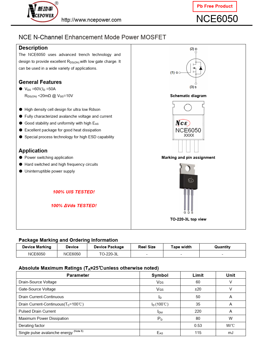 NCE6050