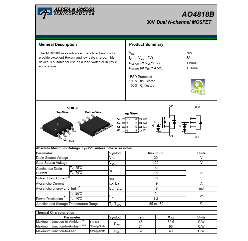 AO4818B