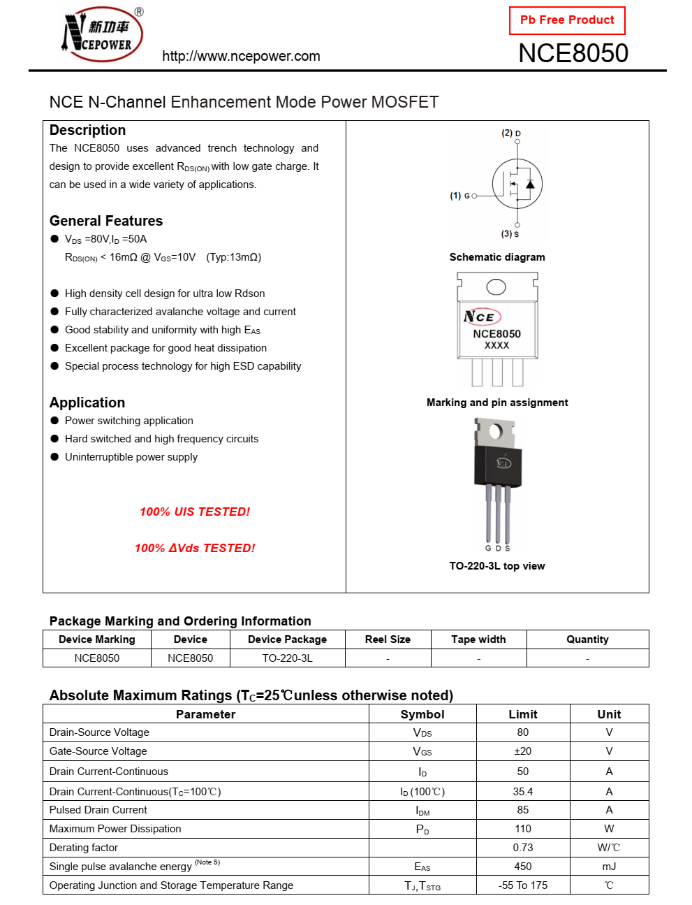 NCE8050