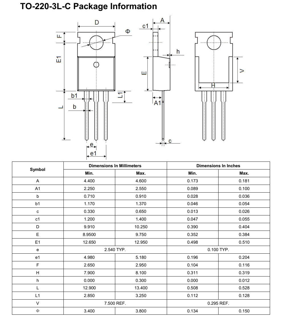 NCE65T540F封裝TO263品牌新潔能，質(zhì)量可靠