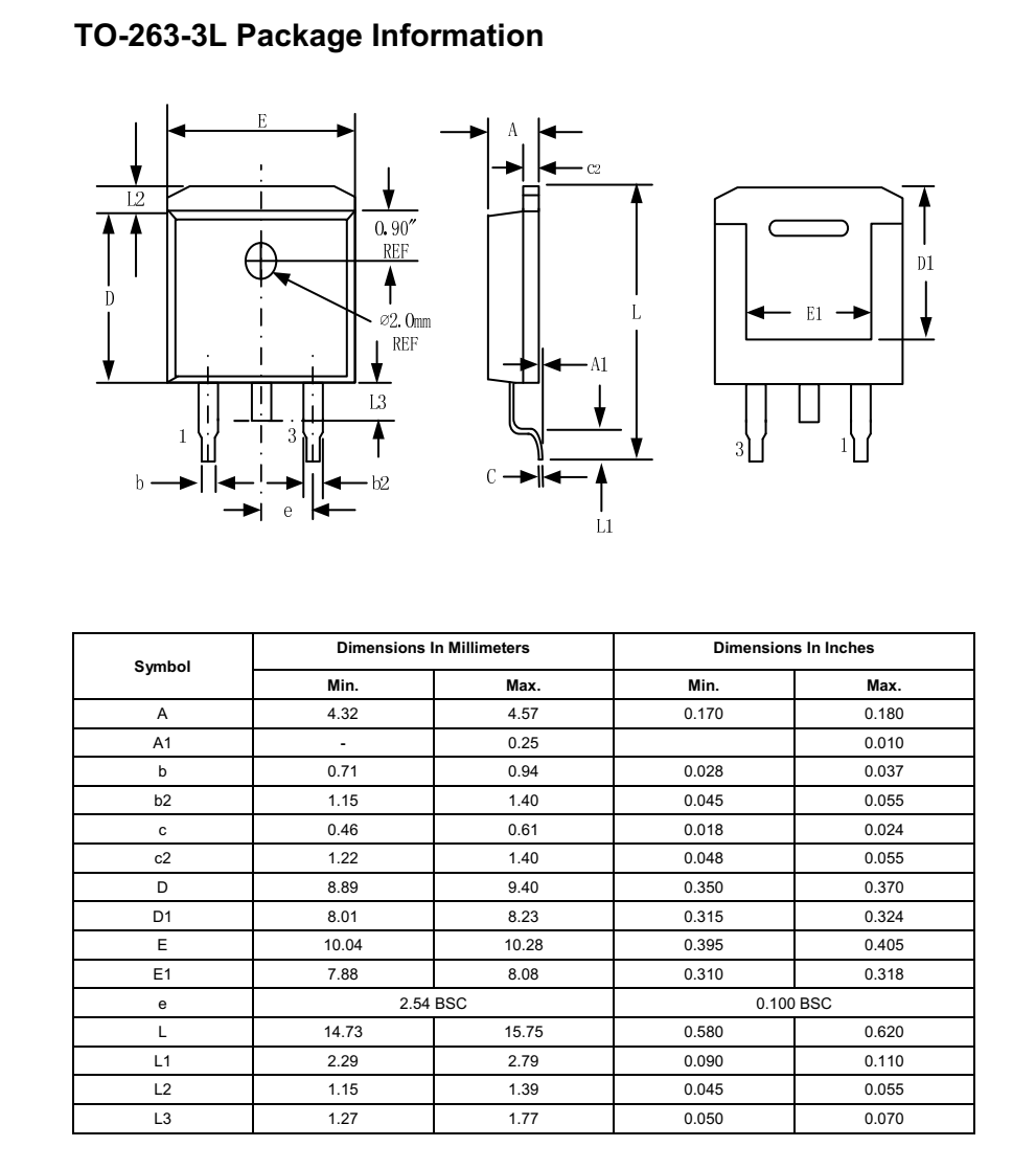 NCE65T540F封裝TO263品牌新潔能，質(zhì)量可靠