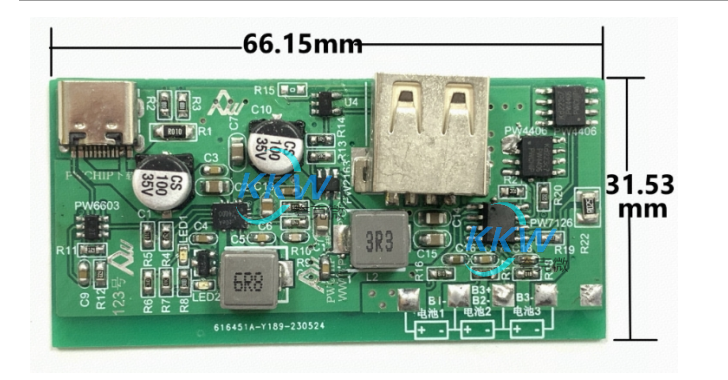 5V-12V2A 快充 PD 給三節(jié)鋰電池充電和放電 5V2.4A 和保護(hù)板方案 123號