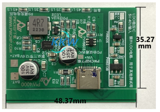 5V-12V 給四節(jié)串聯(lián)鋰電池充電芯片方案 PW4000， USB 快充輸入 120號