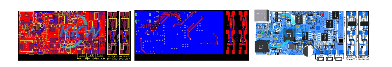 三節(jié)串聯(lián)鋰電池充放電板,5V2.4A 輸入和輸出同 USB C 口， 128號