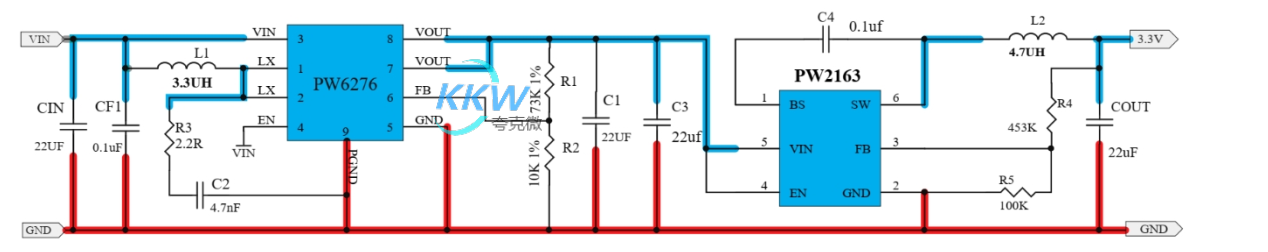 鋰電池升壓 3.3V2.4A，電路板 132號(hào)